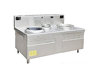 一蒸一炒電磁組合爐 尺寸:2000x1100x800+450mm